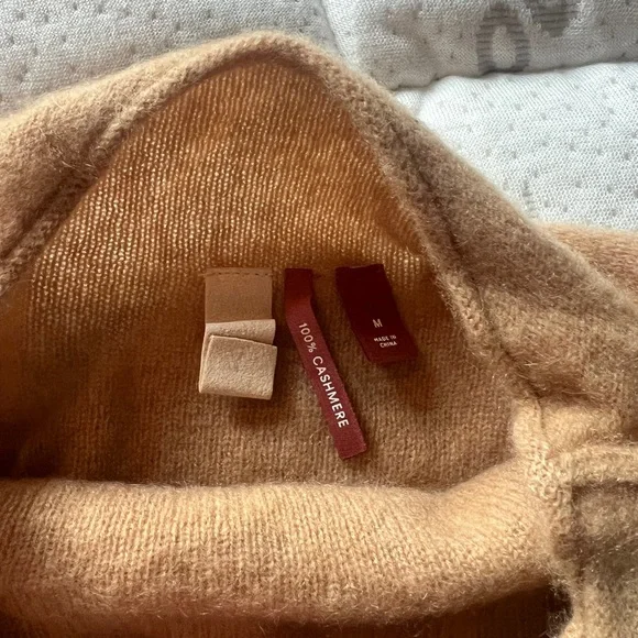Pilcro Anthropologie Cashmere Women's Tan Sweater - Picture 4 of 4